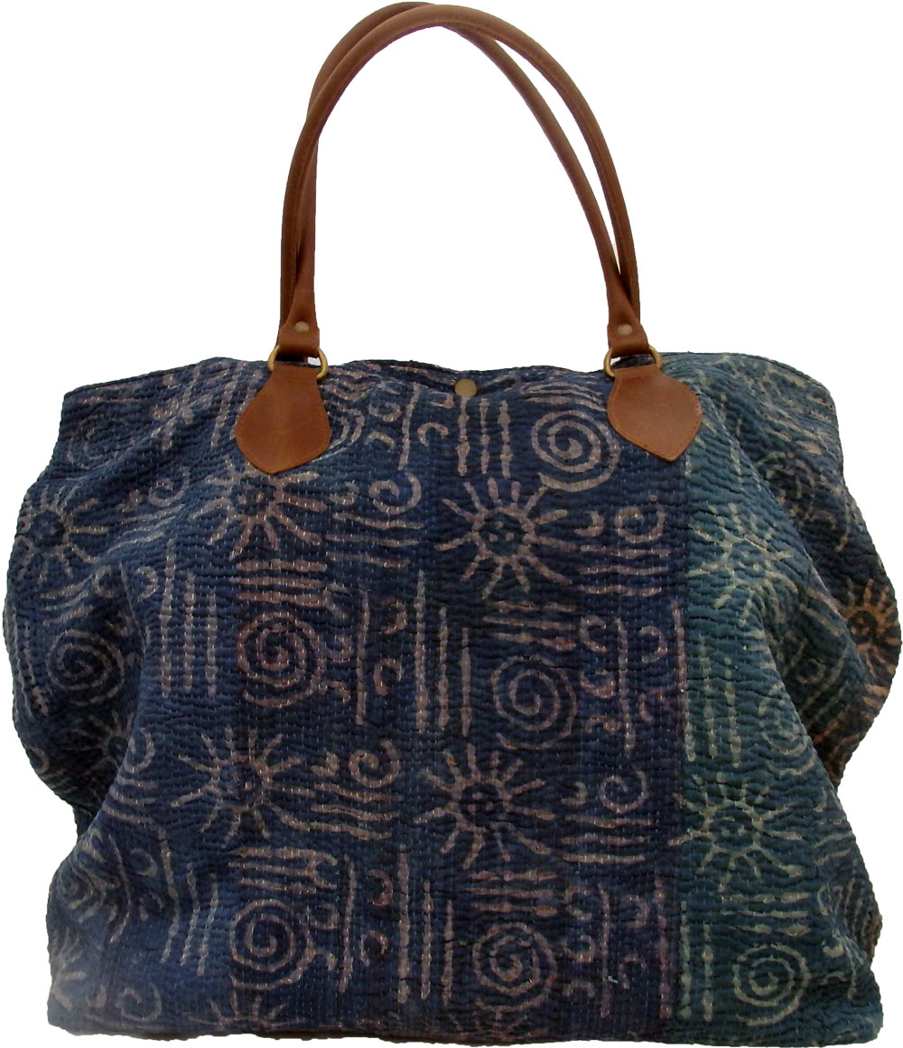 Strandtasche BLUE MOON batik