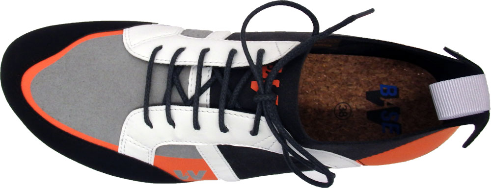 Wolky Veganer Sneaker Base anthrazit/orange