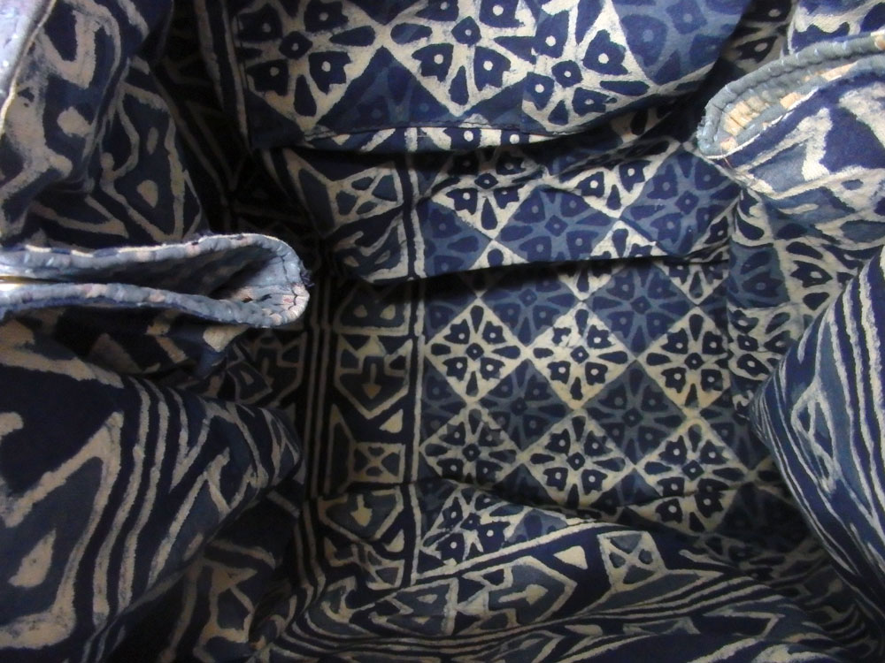 Strandtasche BLUE MOON batik