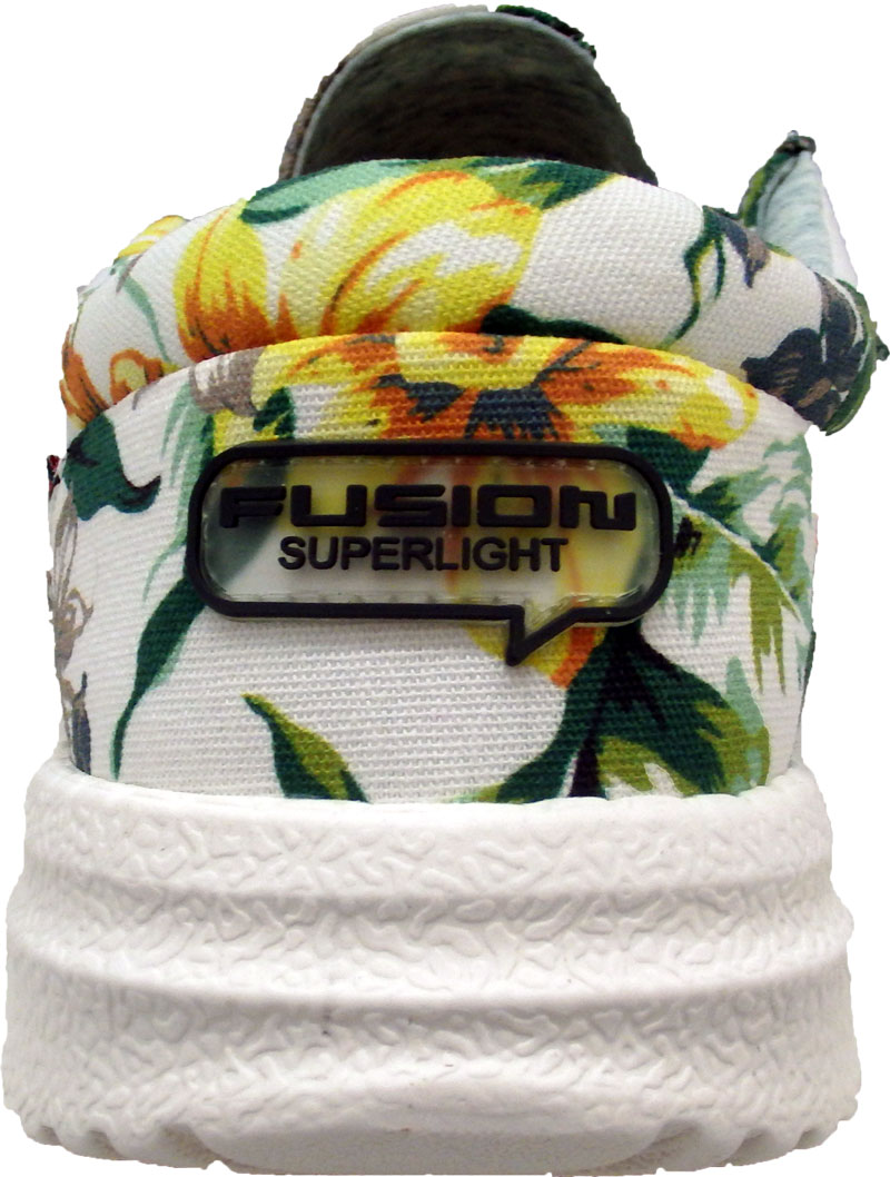 Sneaker flowers green von Fusion