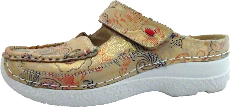 Wolky Pantoffel Roll Slipper Congo suede beige