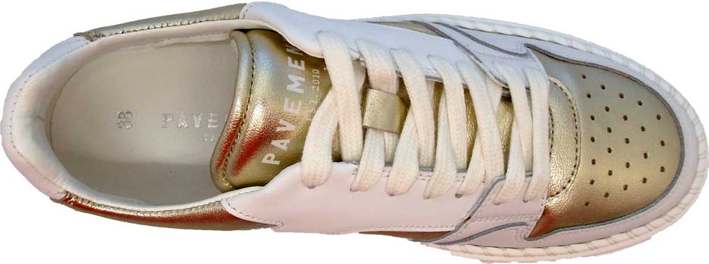 Pavement Sneaker BOO white/gold