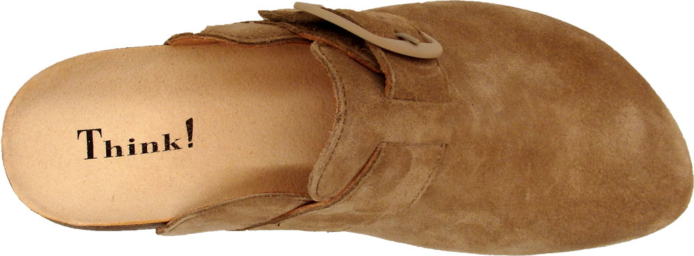 Think! Pantoffel Julia Velour beige