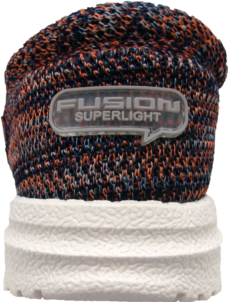 Sneaker EMMA melange blue orange von Fusion