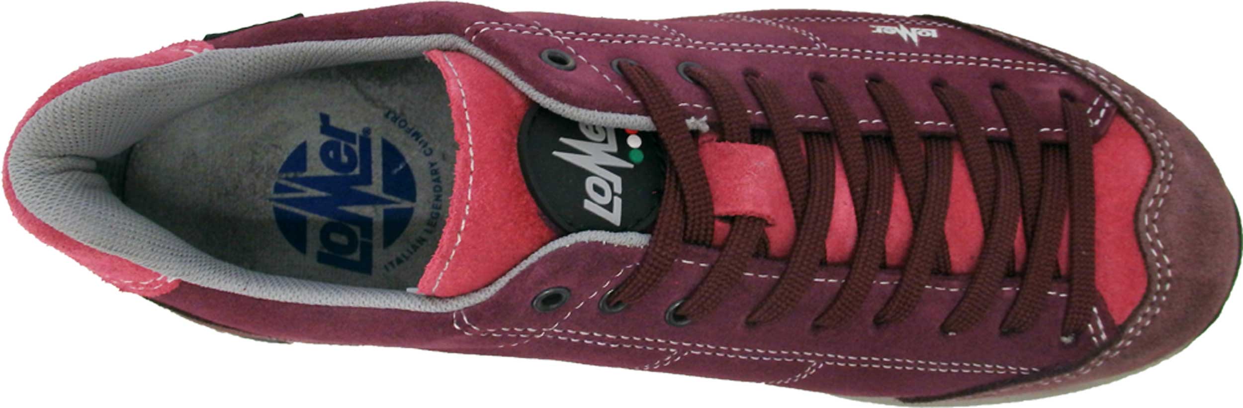 Lomer Trekking Schuh Maipos MTX suede cardinal/wine