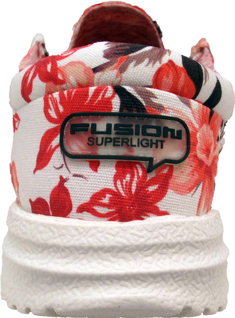 Sneaker flowers red von Fusion