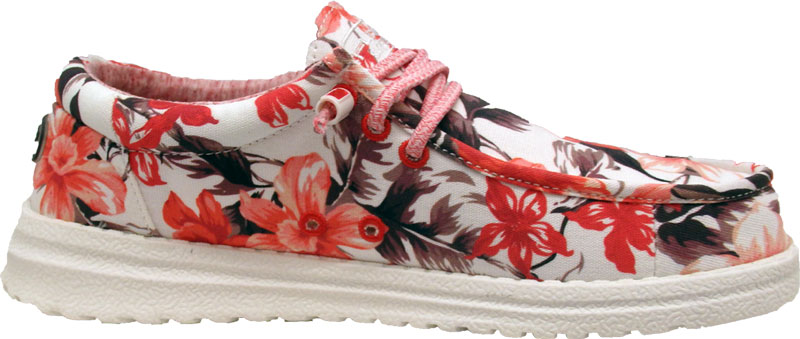 Sneaker flowers red von Fusion