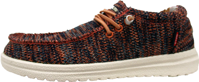 Sneaker EMMA melange blue orange von Fusion