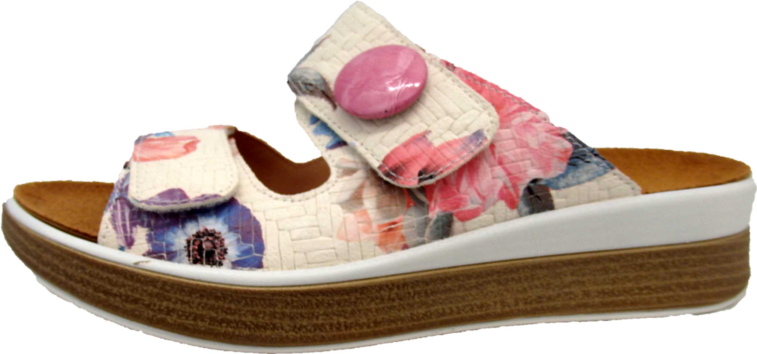 Think! Pantolette Meggie ivory kombi