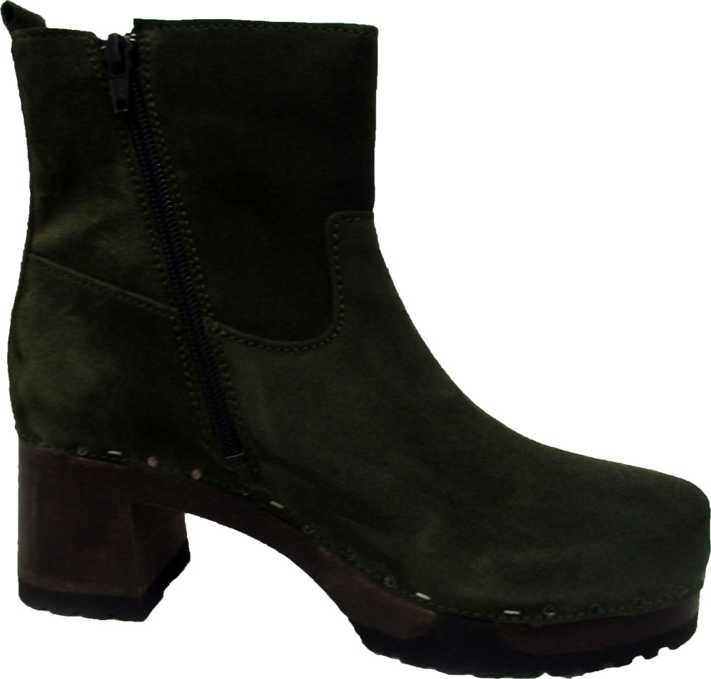 Softclox Stiefelette HAZEL Kaschmir dunkelolive