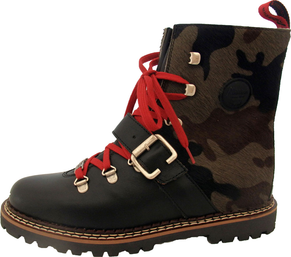 Ammann Stiefel Cervinia camouflage mit Lammfellfütterung