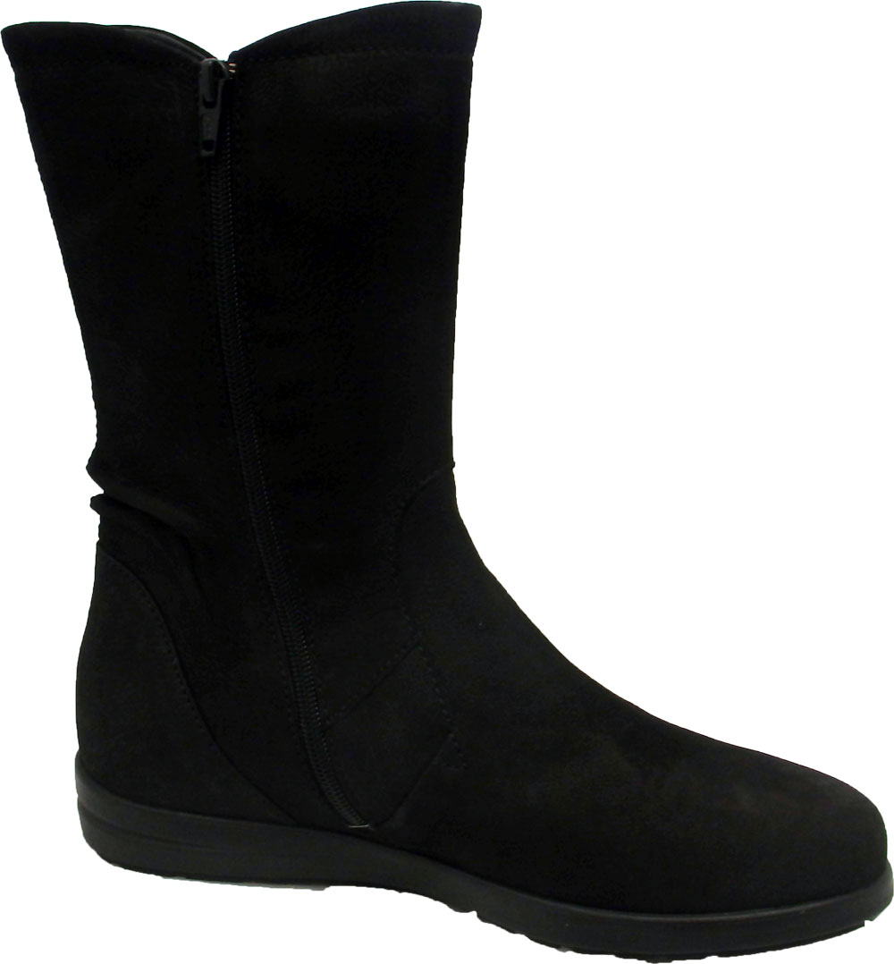 Wolky Stiefel Newton schwarz Nubuk