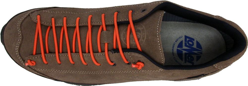 Lomer Trekking Schuh Bio Natural low MTX saloon/orange