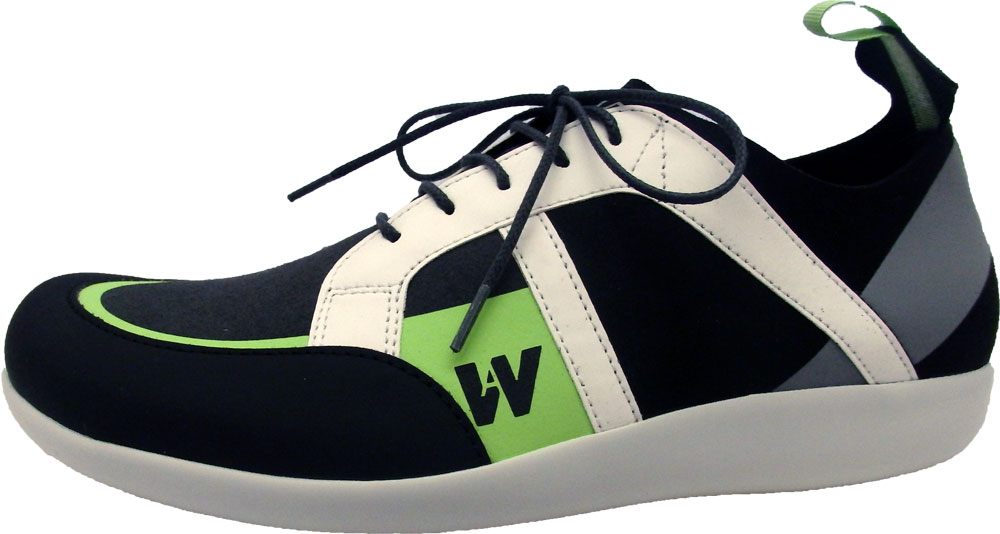 Wolky Veganer Sneaker Base schwarz/limone