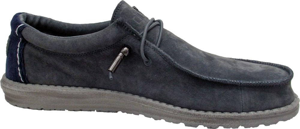 Halbschuh WALLY Suede grey von heydude